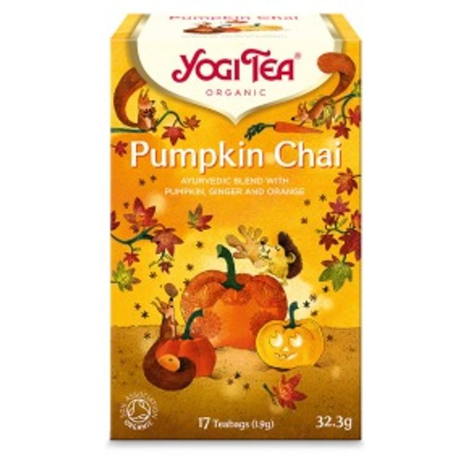 Huvudbild Yogi Tea Pumpkin Chai 17 påsar