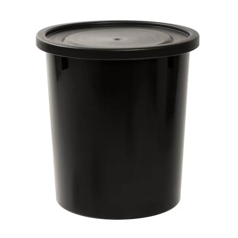 Fodertunna med lock 50 liter