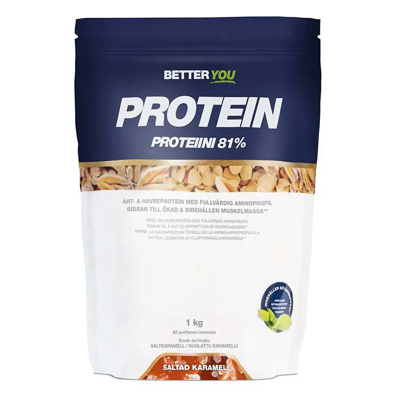 Ärt-Havreprotein 1 kg Salted Caramel
