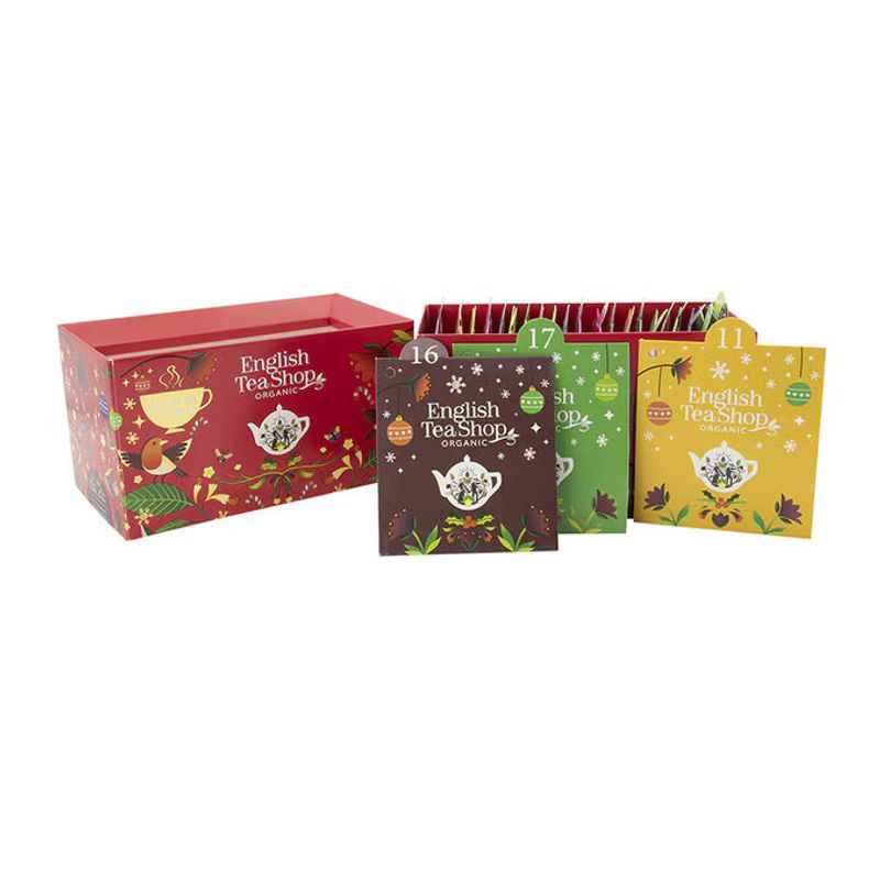 Adventskalender te - Röd box