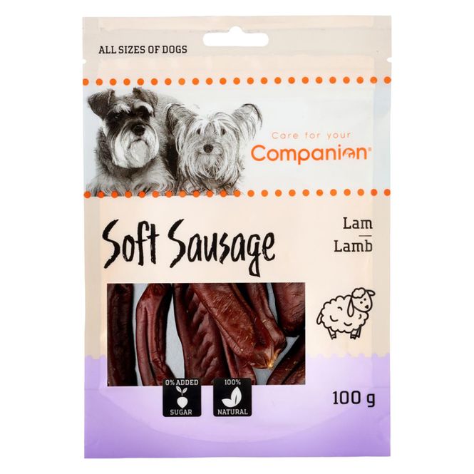 Huvudbild Soft Sausage Lamm 100g