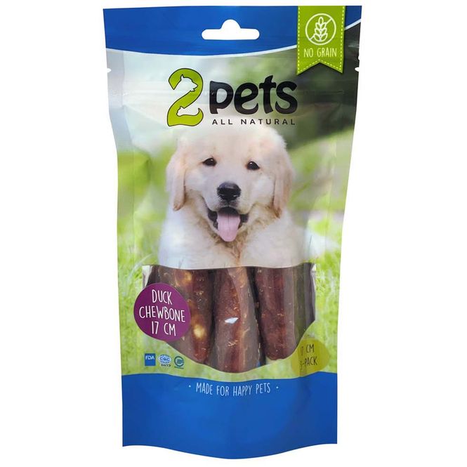 Huvudbild Tuggrulle m ankfilé 17cm 3-pack, 140g