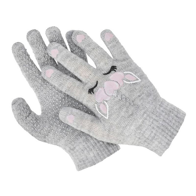 Magic Gloves Barn, Unicorn, Ljus grå