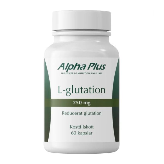 Huvudbild L-glutation 250 mg 60 kap