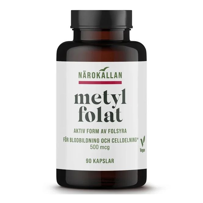 Huvudbild Metylfolat 90 kapslar