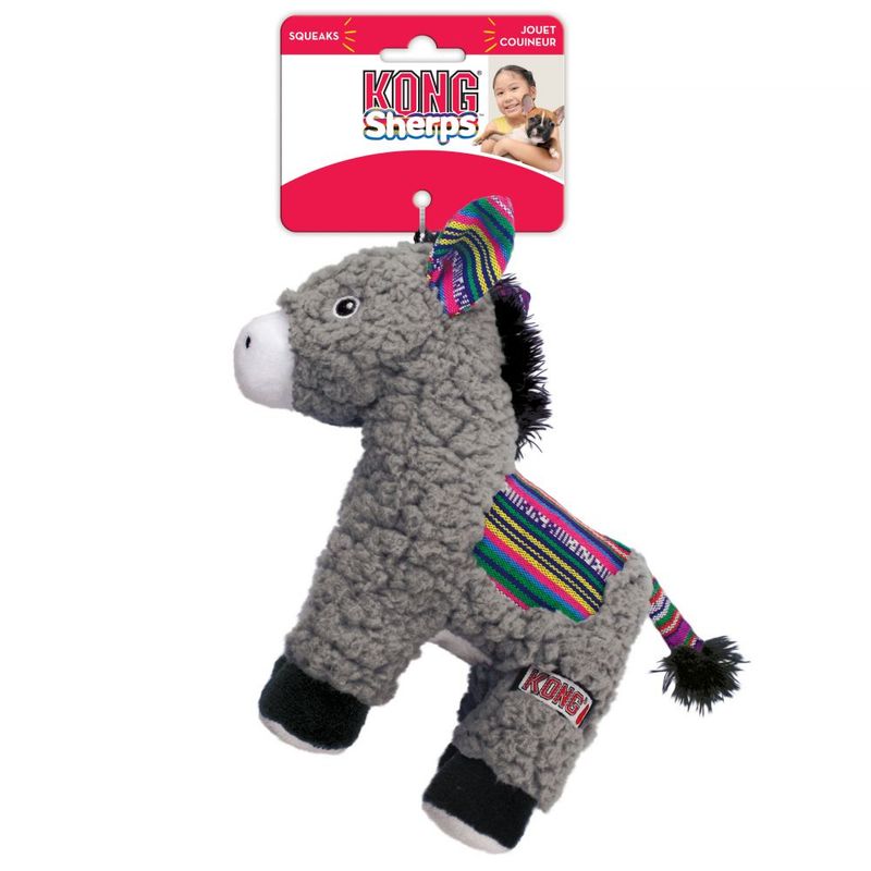 Hundleksak Sherps Donkey Grå M