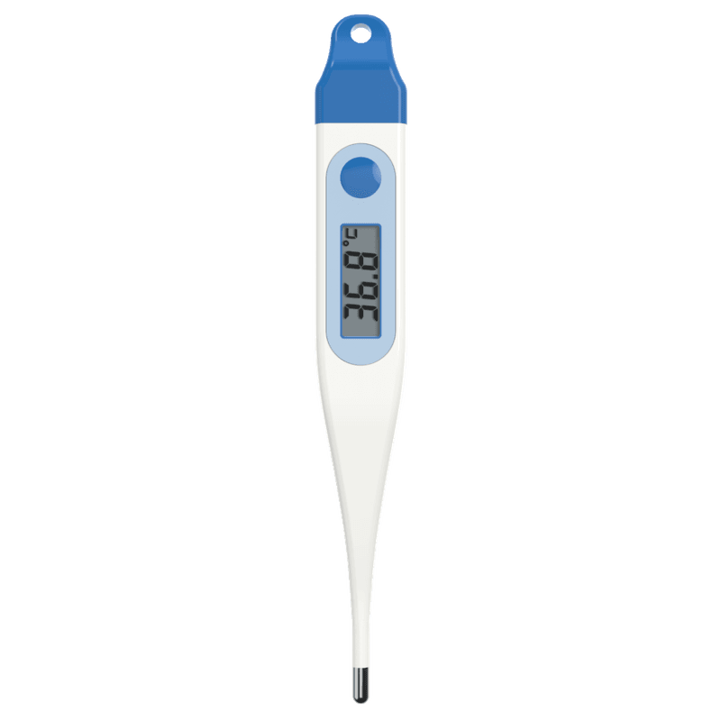 Febertermometer digital veterinär snöre blå Scala SC 312