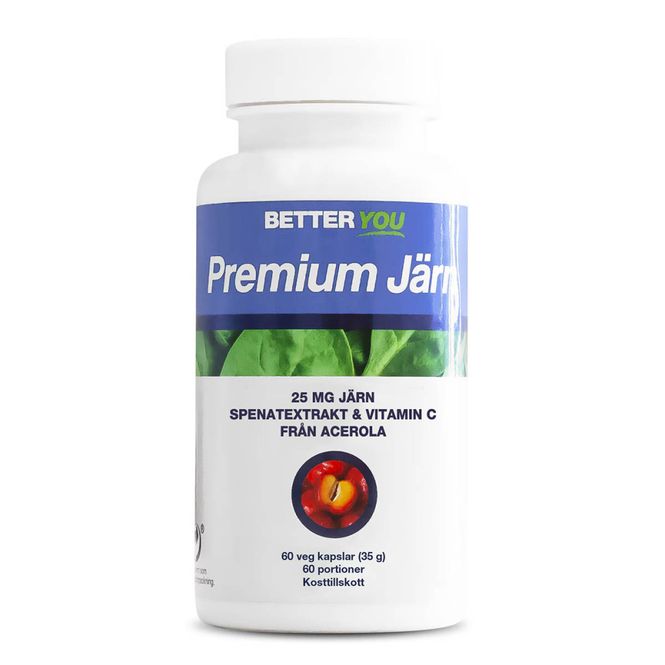 Huvudbild Premium Järn 60 kapslar