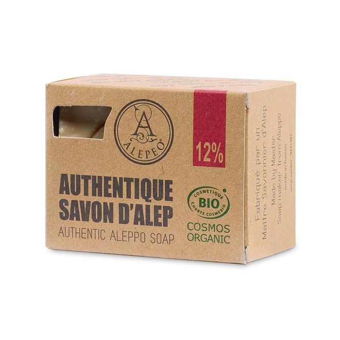Huvudbild Aleppotvål 12% 200g